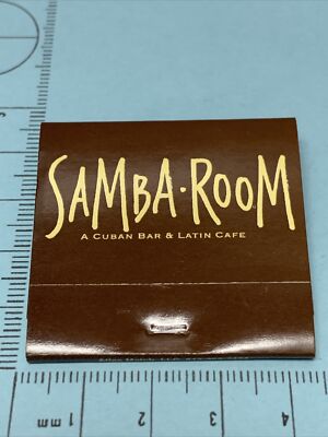 Vintage Matchbook Samba   Room A Cuban Bar & Latin Cafe Orlando,Fl  gmg unstruck