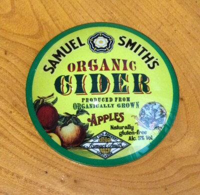 Samuel Smith s Bio Apfelwein rundes Fischauge, Bierpumpe, Schrift, Bar, Mancave, Pub,