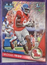 Michael Trigg 2023 Bowman Chrome University Shimmer Refractor RC Card #128