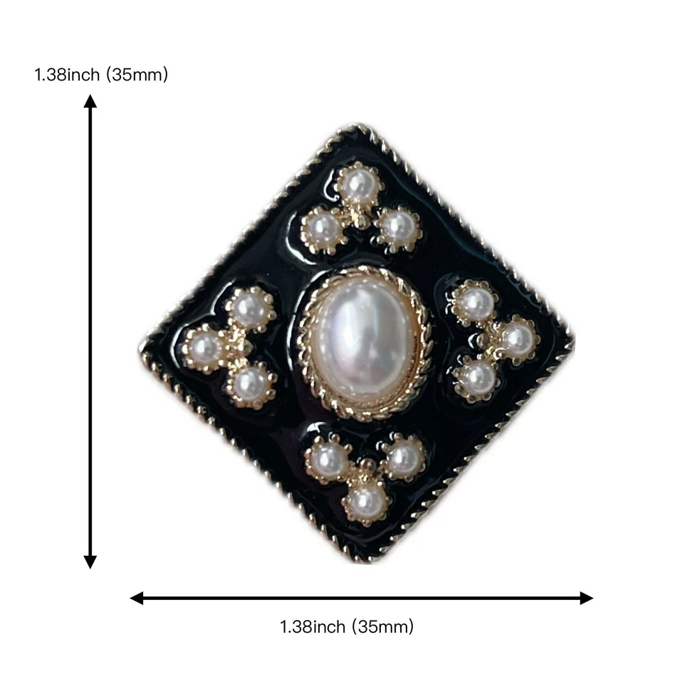 Collar de boda vintage barroco medieval esmalte por goteo perla Bolo para mujer Foto 3 de 4