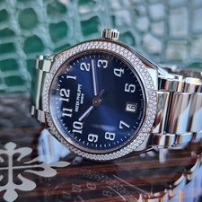 2022 NEW PATEK PHILIPPE TWENTY 4 BLUE DIAMONDS DIAL 7300/1200A-001 36MM B&P 12