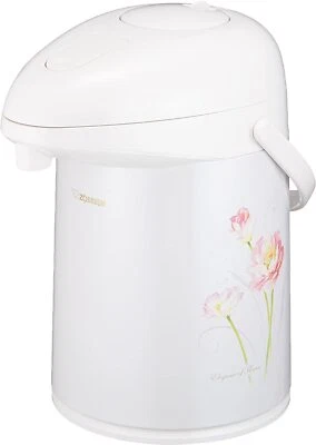 Pot à air thermos en verre Zojirushi Mahobin 2,2 L blanc AB-RB22-FC - Photo 1/4