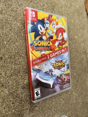 NSW Sonic Mania + Team Sonic Racing Double Pack - Nintendo Switch New Sealed