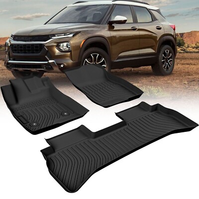 Floor Mats for 2021-2024 Chevy Trailblazer All Weather Odorless Carpets FWD ONLY