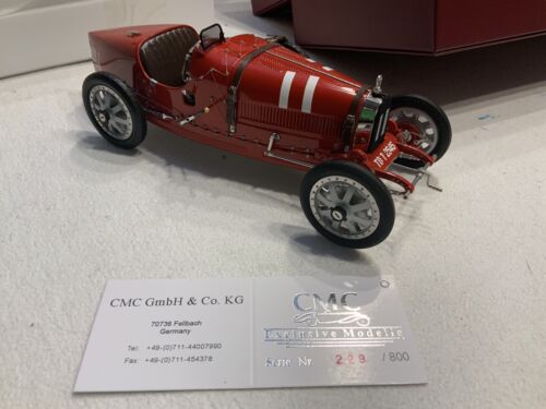 CMC 1/18 Bugatti Typ 35 GrandPrix Colori Italia N.11 M-100-001 - Foto 1 di 13