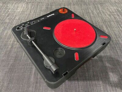 Numark PT01 Scratch Portable Turntable Built-In DJ Scratch Speakers Japan  Black