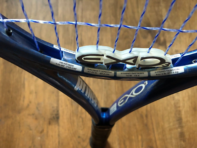 PRINCE EXO3 BLUE OS 110 TENNIS RACQUET 4 3/8 With Case | eBay