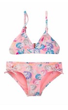 NEW Raisins Girls' Seashell Beach Laguna Canyon Bikini Set - Coral Size: 14 G1