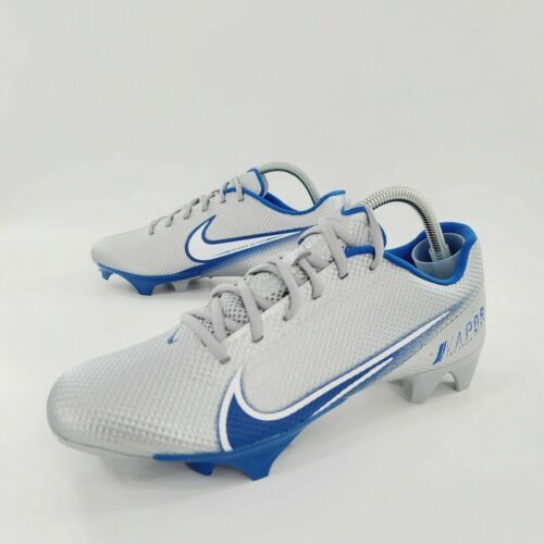 Nike Alpha Menace 4 Pro White Royal Blue Football Cleats 