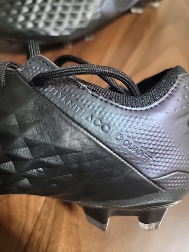 Nike Tiempo Legend 8 Elite FG Kinetic Black Soccer Cleats Sz 7 AT5293-010 ACC - Picture 9 of 10