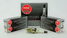 Set of 4 Genuine NGK 4291 Spark Plugs V-power ZFR6F11