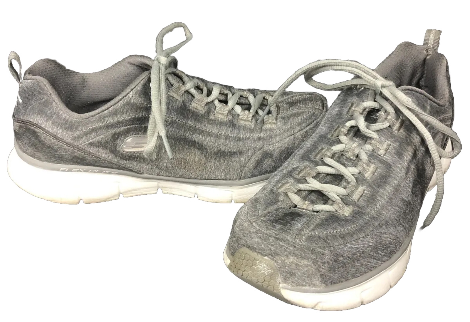 Skechers Women’s Elite Flex 13262W Gray Running Shoes Sneakers Size 9.5