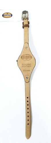 NUEVO RELOJ FOSSIL GEORGIA ORO, ORO ROSA, TONO PLATEADO, CORREA DE CUERO DELGADO - Imagen 14 de 22