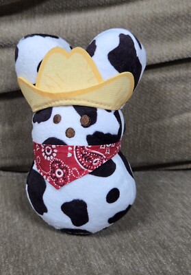 Peeps Bunny Cow Print Cowboy 5