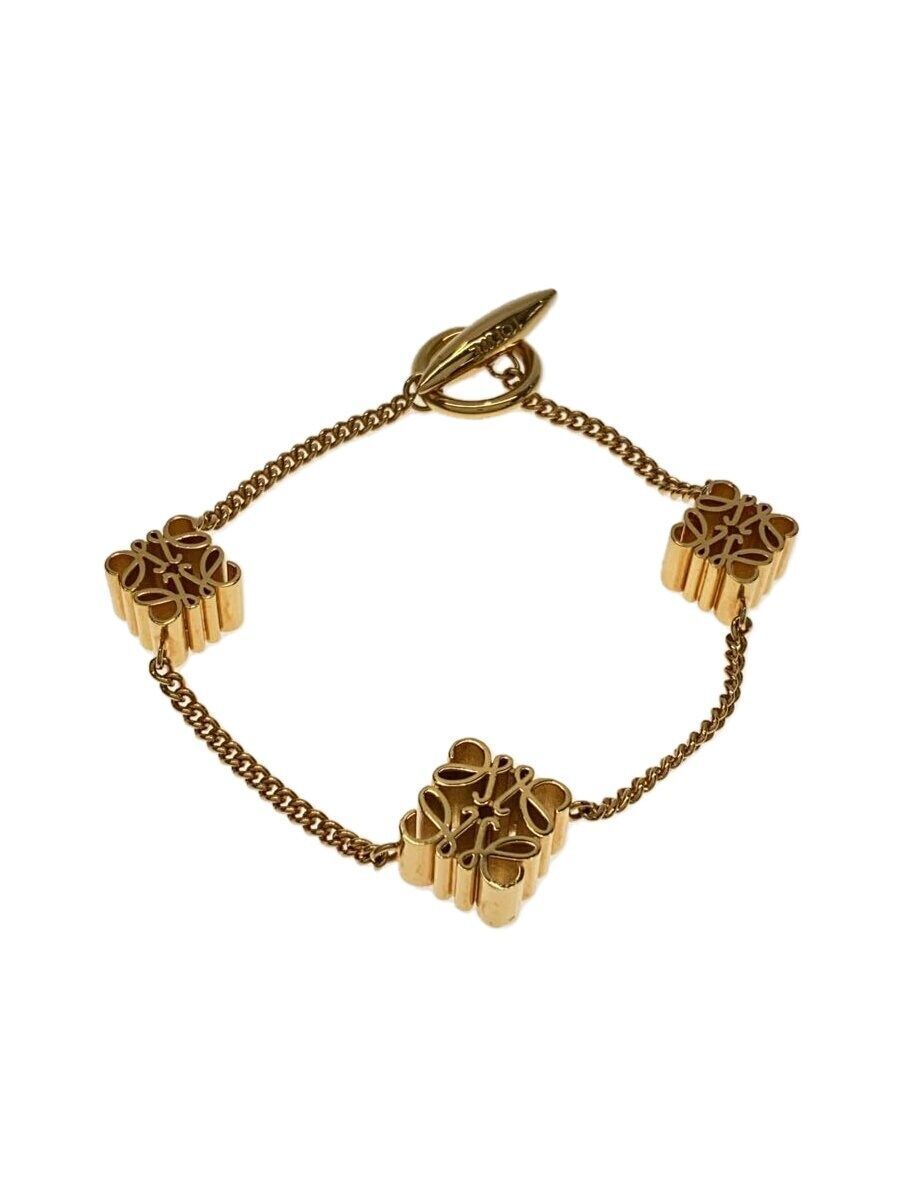 LOEWE ブレスレット BRAZALETE ANAGRAM ORO/POLV LOEWE bracelet anagram gold women Used | eBay