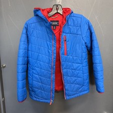 Kids Lands End Lightweight Puffer Jacket Coat Medium 10-12