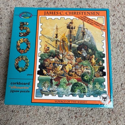 Ceaco James C Christensen Voyage of the Basset 500 Piece Corkboard Jigsaw Puzzle