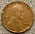 1912p  Lincoln Wheat Cent - [F] Fine - Better Grade ~ C025