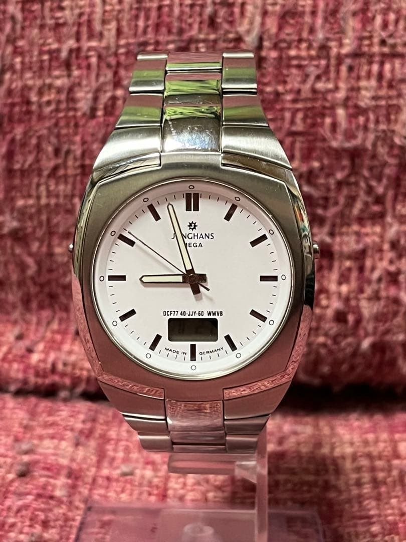 Junghans Mega Radio Controlled Quartz Mens Watch DCF77 JJY40 60