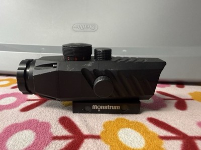 Monstrum Marksman 3x30 Prism Scope With Red And Green Dot Sight