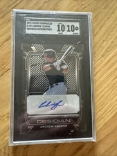 2021 Panini Chronicles Andrew vaughn obsidian autograph sgc 10/10