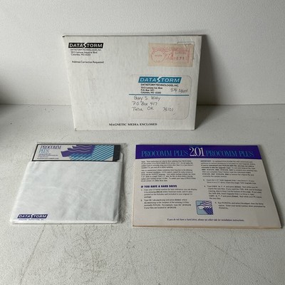 vintage ProComm Plus v2.01 package by Datastorm Technologies