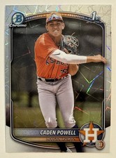 2025 Bowman Chrome Prospects Laser Refractor Caden Powell #BCP-212 (RC)