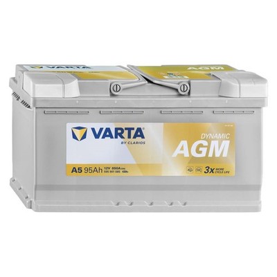VARTA A5 (ex G14) Silver Dynamic AGM Start-Stop Plus Autobatterie  12V 95Ah xEV