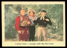 1959 Fleer Three Stooges Trading Cards 16