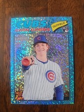 2026 Topps Heritage Baseball Blue Sparkle Rookie Owen Caissie #360  (RC)