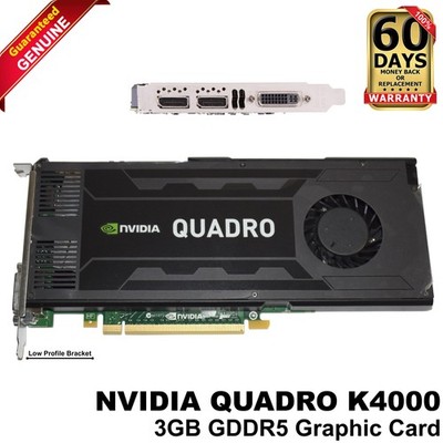 PNY NVIDIA Quadro K4000 3GB GDDR5 GPU Memory Graphics Card VCQK4000-PB