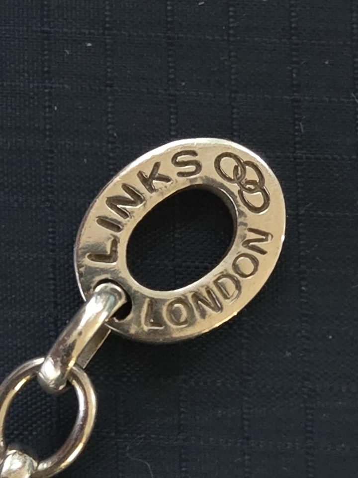 LINKS OF LONDON Classic T-Bar Ladies Bracelet. Fully Hallmarked. - Image 2 of 4