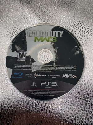 call of duty modern warfare 3 ps3 disc only, untracked