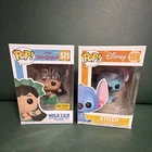 Funko Pop! Vinyl: Lilo & Stitch Hula Lilo #521 & Stitch #159 Hot Topic Exclusive