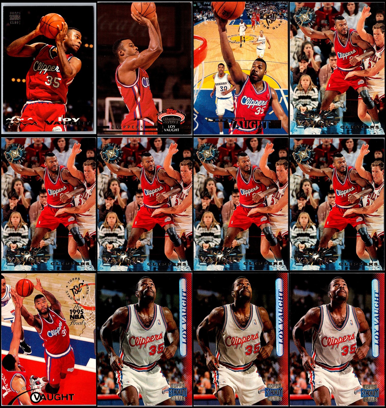 Stadium Club Loy Vaught (12) Card Lot - DON’T MISS OUT!