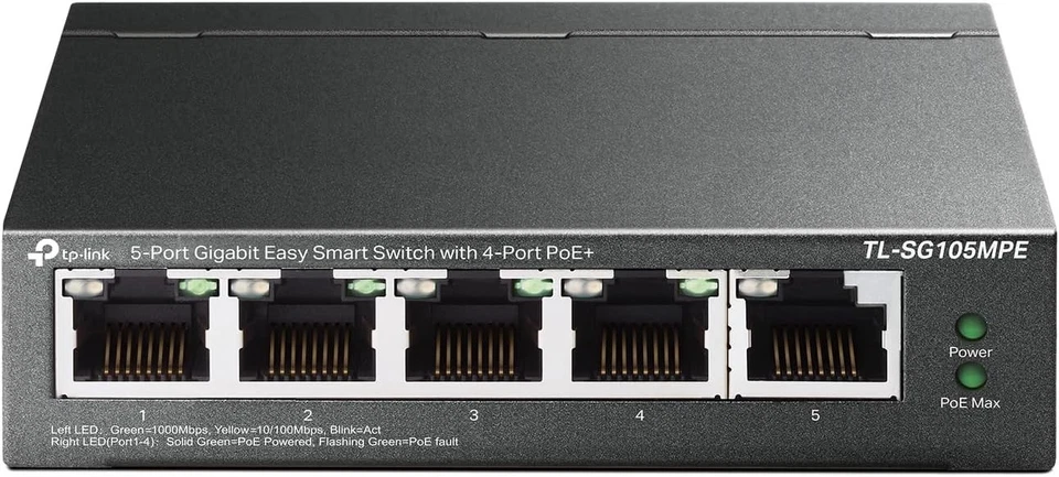 Effortless 5-Port Managed Switch with High-Power PoE+ and 3-Year Warranty - Image 3 of 4