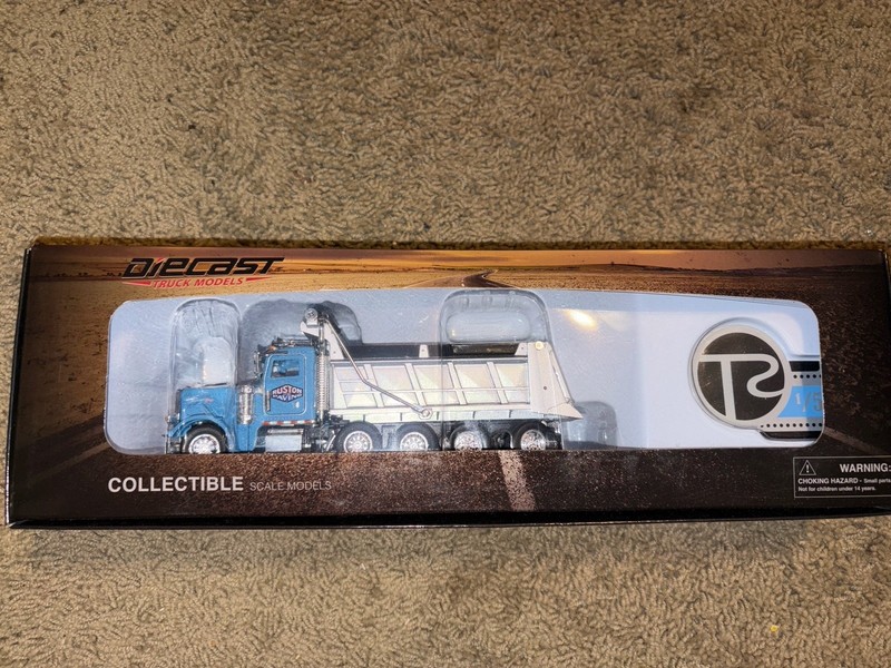 NEW 1:53 Tonkin Diecast Truck Models Peterbilt Ruston Paving Dump Truck