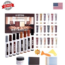 Wood Floor Scratch Repair - Set of 39 - Hardwood Floor Repair Kit Wood Filler...
