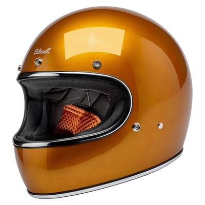 Biltwell Gringo Motorradhelm Mit Metallisiertem Sternmuster Gr. M