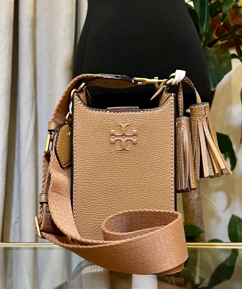 NWT AUTHENTIC TORY BURCH CAMEL THEA CROSSBODY - Image 2 of 4