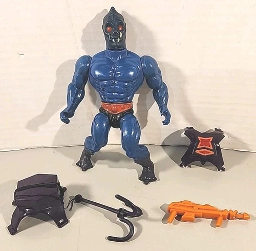 Vintage 1981 MOTU He-Man Masters Of The Universe WEBSTOR With Accessories