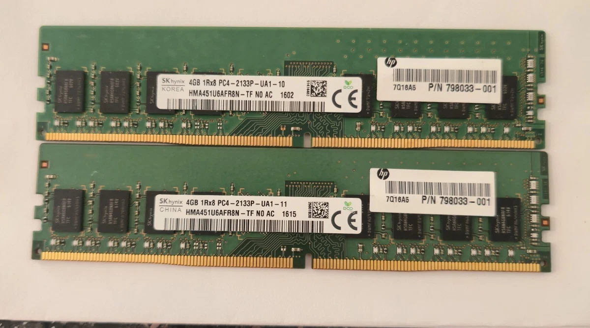 SK hynix Computer RAM 4 GB Capacity per Module for sale | eBay