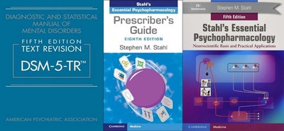 Prescriber's Guide & Stahl's Essential Psychopharmacology & Dsm-5-tr, 3 Büche...