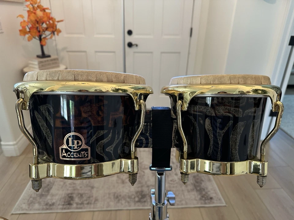 LP congas con bongo. Serie Tribal completa con estuches de viaje!  ¡¡Raro!!! Foto 2 de 4