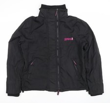 Womens UK Size 14 Kangol Black Basic Jacket