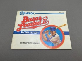 * Bases Loaded II: Second Season (Nintendo NES) Game Manual Box