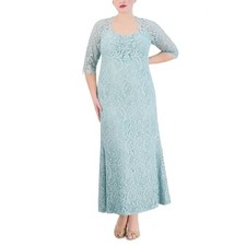 NWT Eliza J Floral Lace Trumpet Gown - size 18W