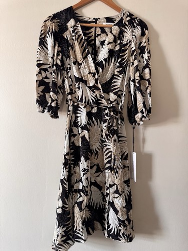 Calvin Klein Wrap Dress 6 NEW