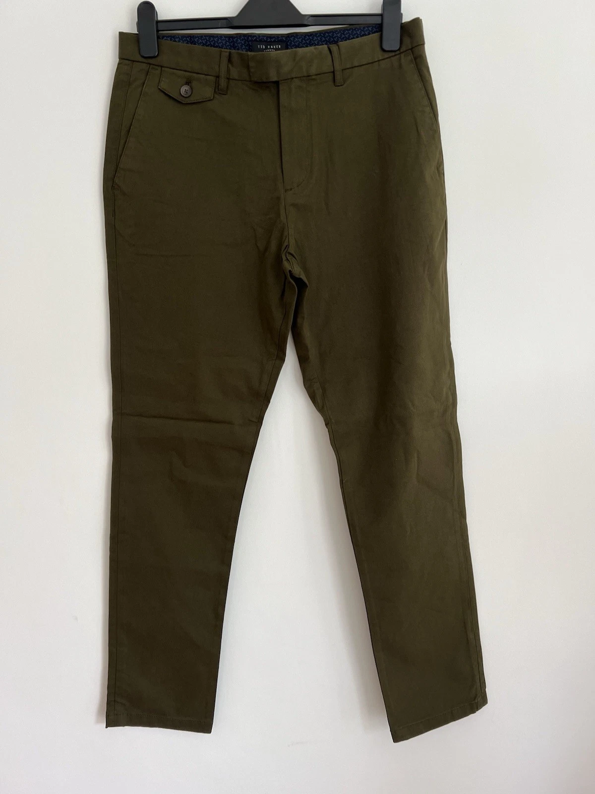 TED BAKER Chinos Chino Slim Fit Trousers Waist 30" 32" 34" 36" 38" Leg Reg Khaki