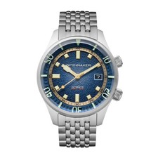 Spinnaker Bradner Blue / Stainless Steel Blue Dial 42mm Japanese Automatic Wri